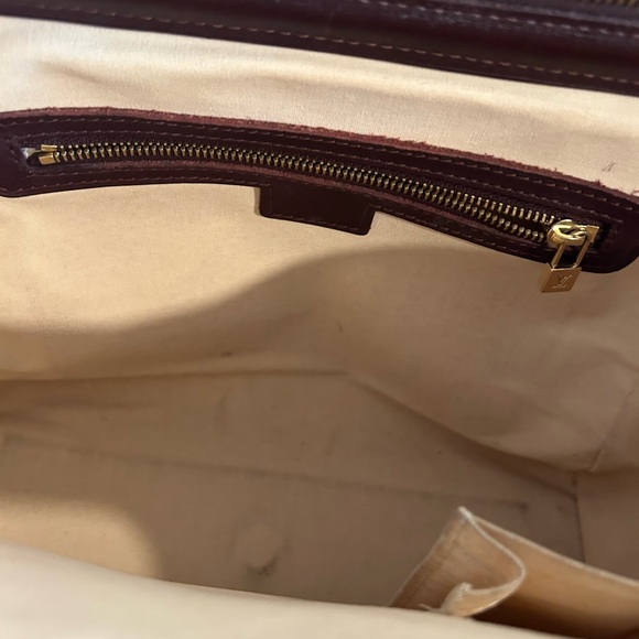 Authentic Louis Vuitton Josephine PM Bordeaux  Mini Lin - Picture 11 of 17